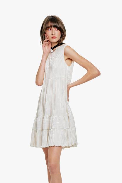 Plissé Babydoll Dress | Anna Sui