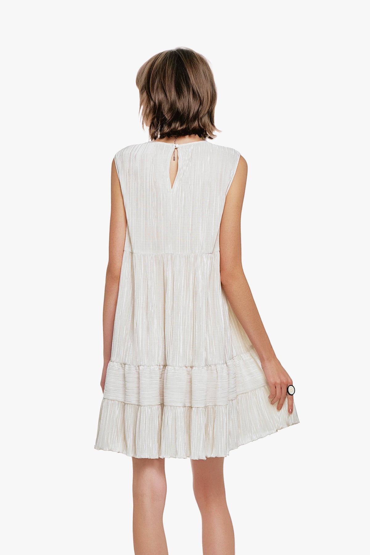 Plissé Babydoll Dress | Anna Sui