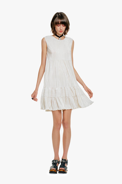 Plissé Babydoll Dress | Anna Sui