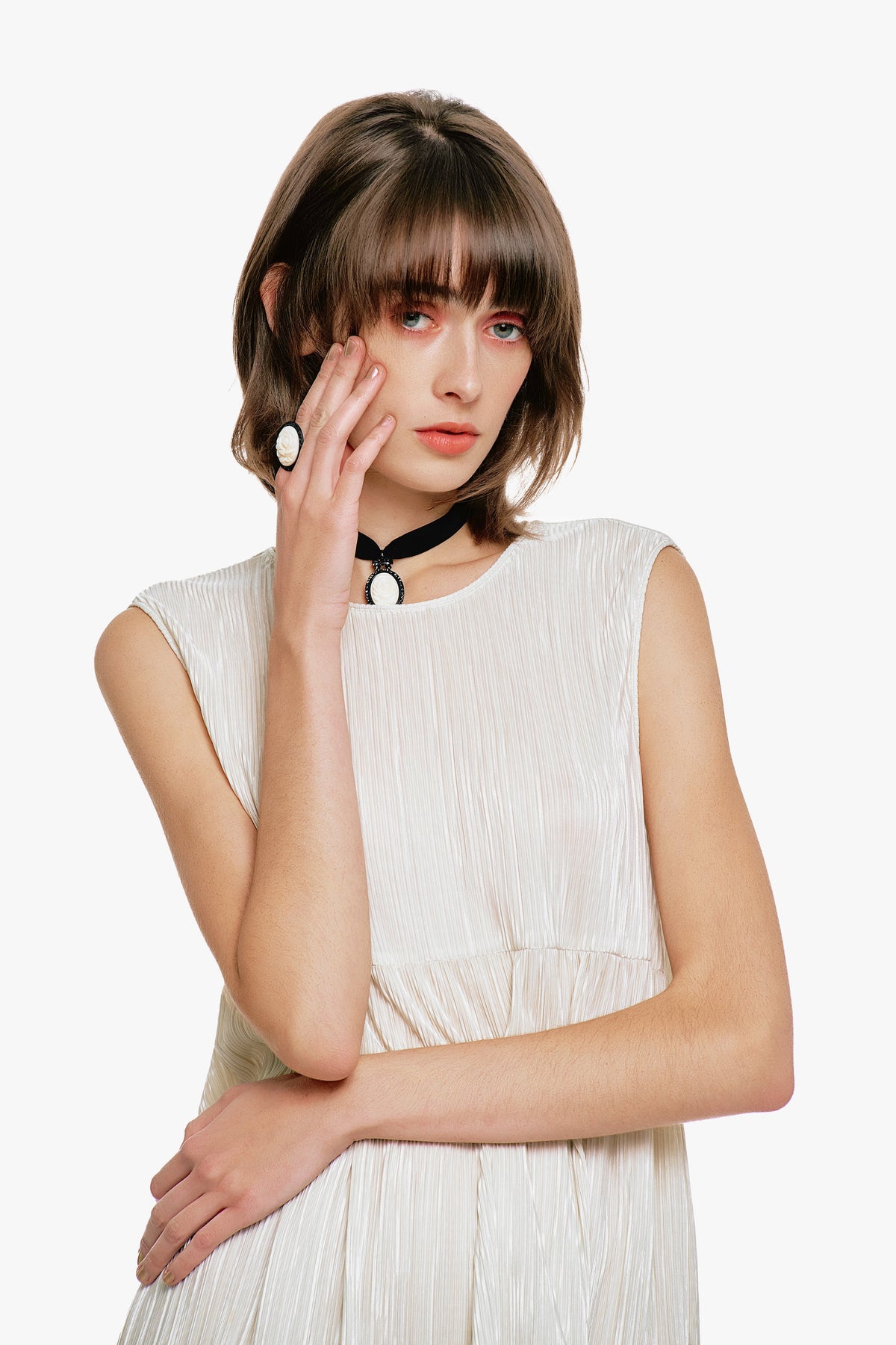 Plissé Babydoll Dress | Anna Sui
