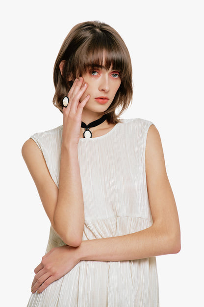 Plissé Babydoll Dress | Anna Sui