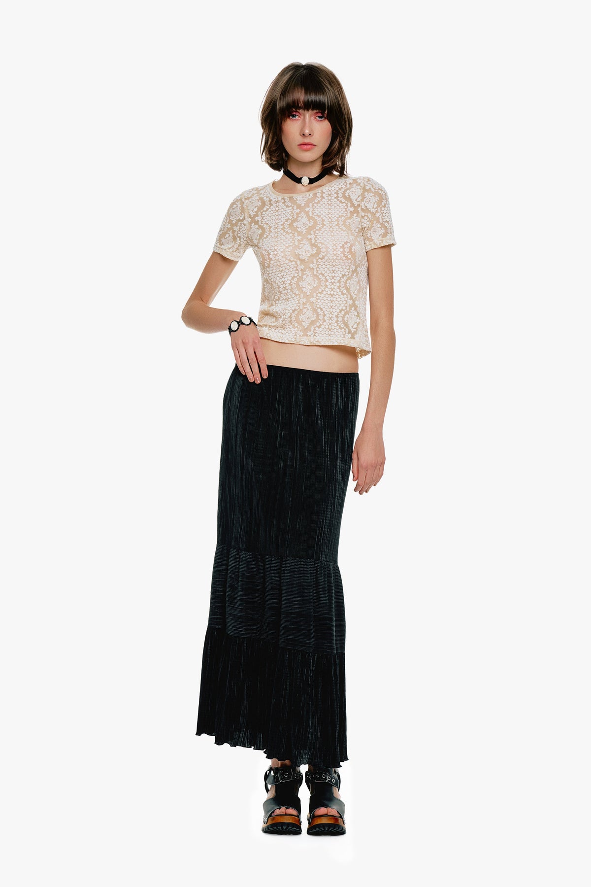 Victorian Lace T-Shirt | Anna Sui