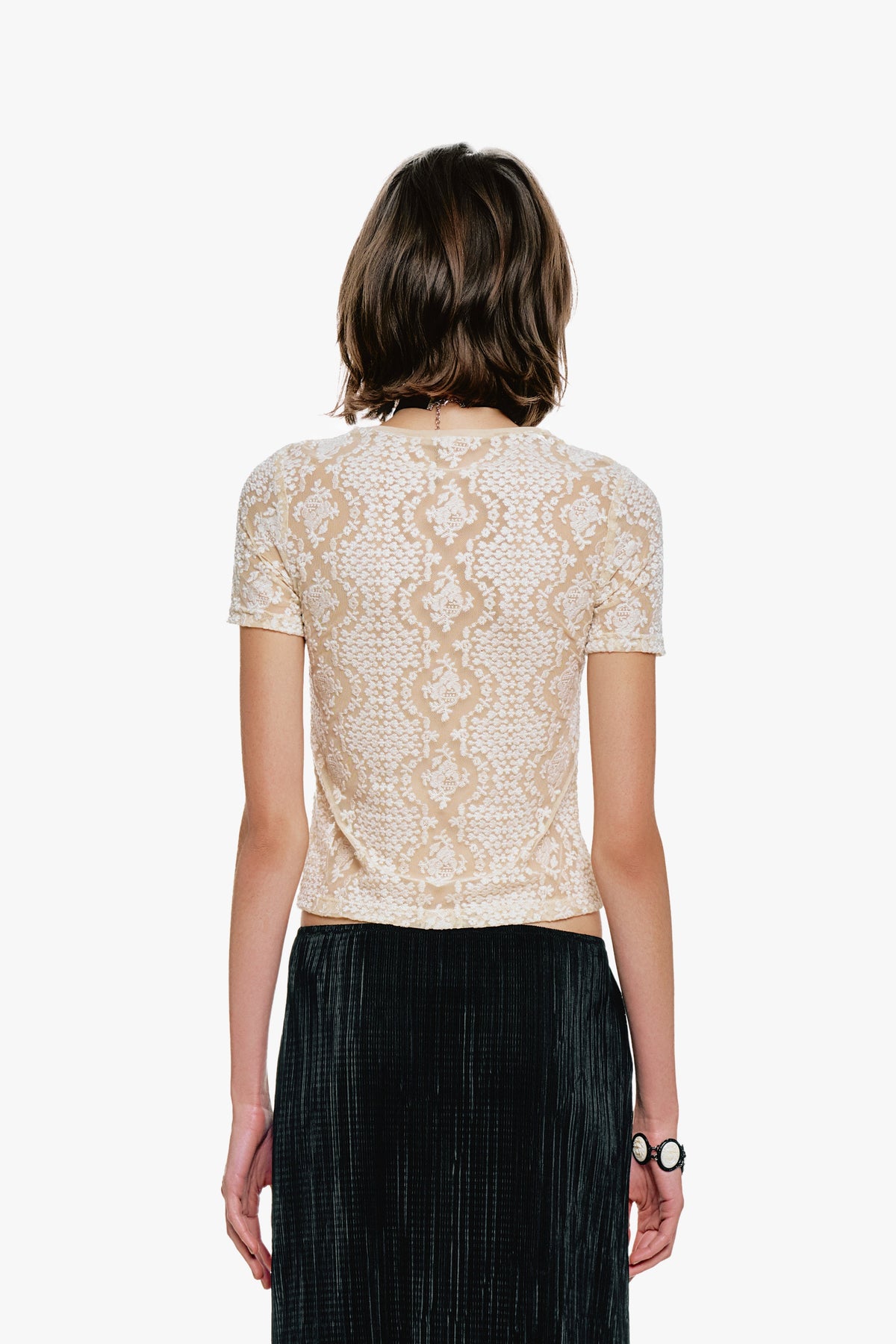 Victorian Lace T-Shirt | Anna Sui