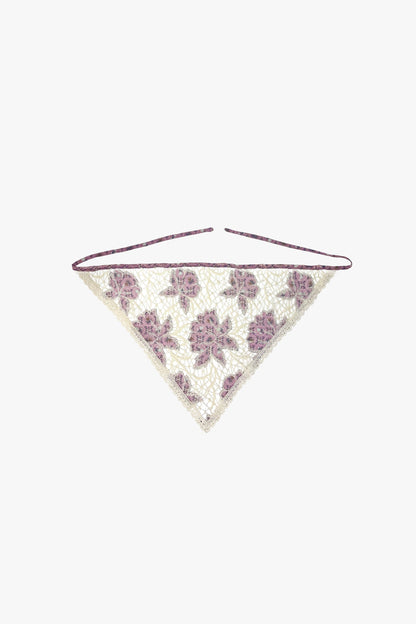 Medallion Floral Lace Headscarf | Anna Sui