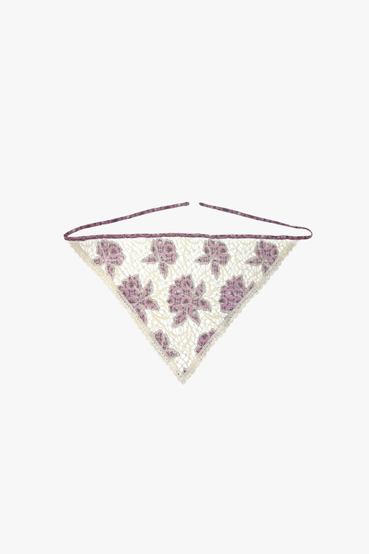 Medallion Floral Lace Headscarf | Anna Sui