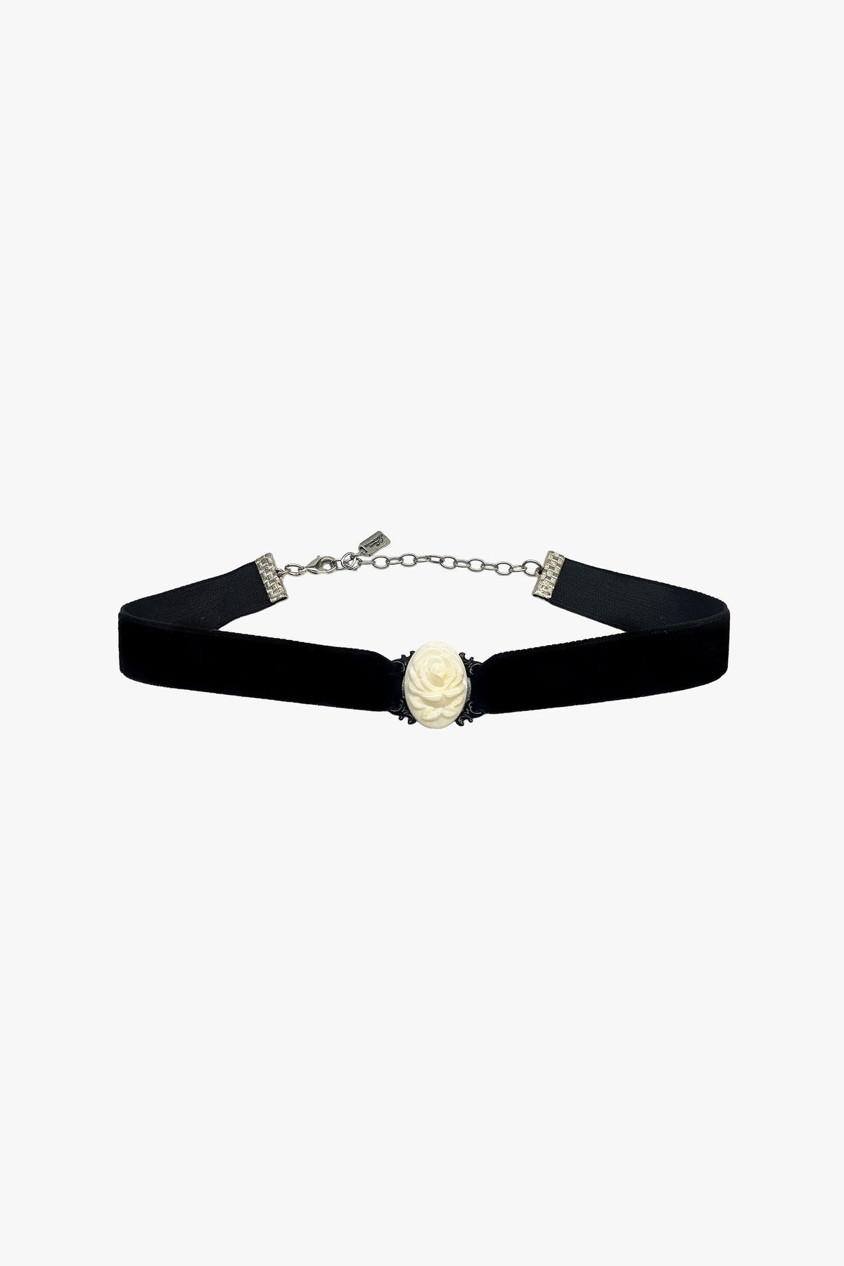 Oval Rose Choker - Ivory | Anna Sui