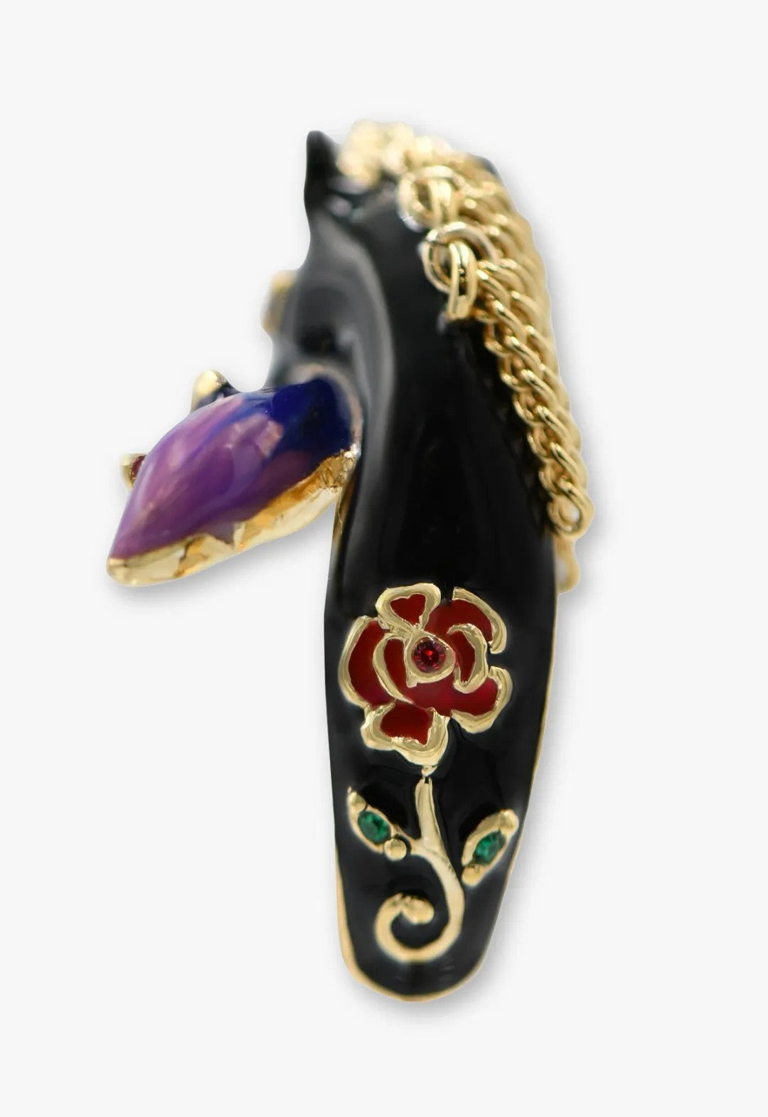 Enchanted Unicorn Ring - Black | Anna Sui