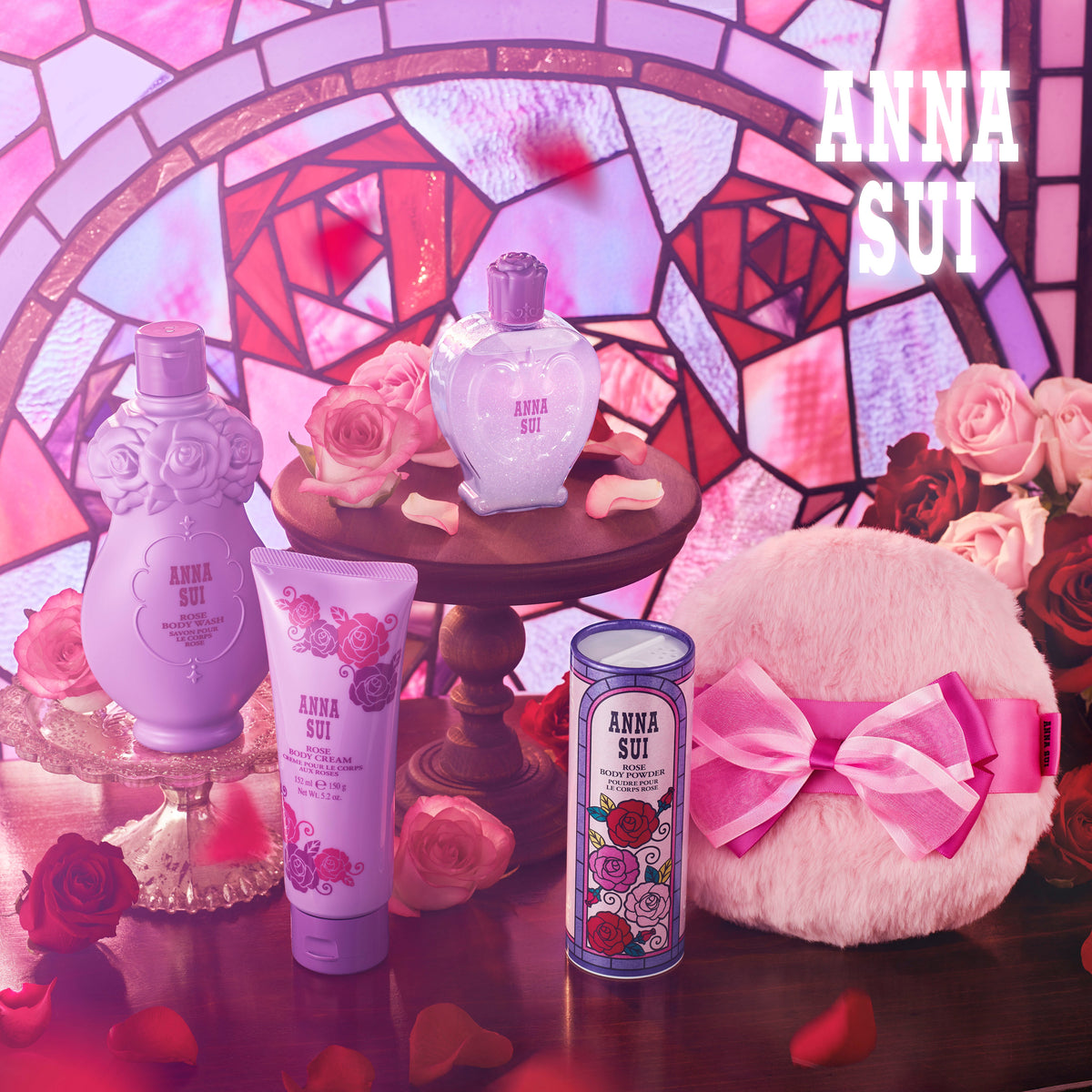 Limited Edition: Anna Sui Rose Body Care Set | Anna Sui