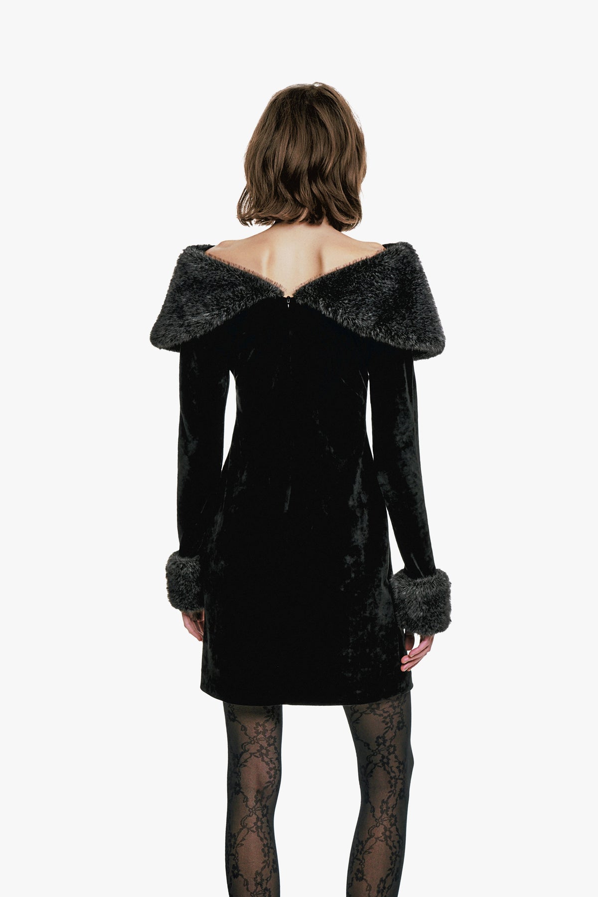 Stretch Velour Dress | Anna Sui