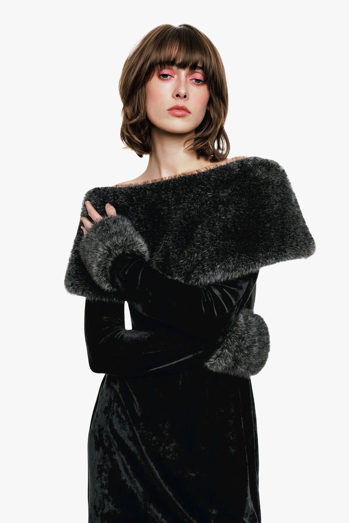 Stretch Velour Dress | Anna Sui