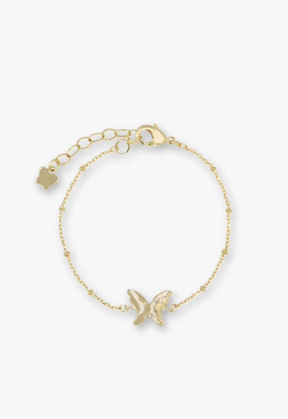 Shining Butterfly Bracelet - Pink Gold | Anna Sui
