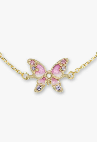 Shining Butterfly Bracelet - Pink Gold | Anna Sui