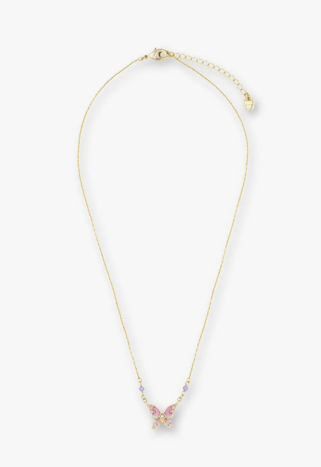 Shining Butterfly Necklace - Pink Gold | Anna Sui