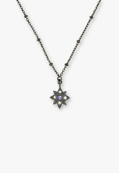 Shining Butterfly Necklace - Purple Gunmetal | Anna Sui