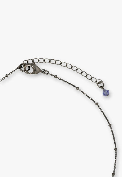 Shining Butterfly Necklace - Purple Gunmetal | Anna Sui