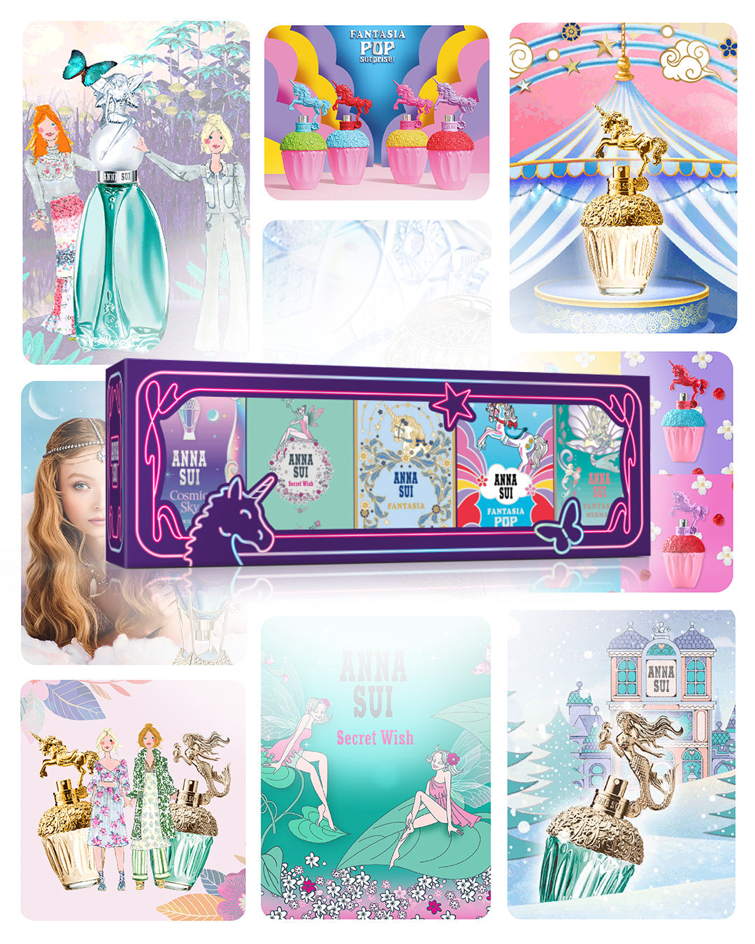 Limited Edition: Unicorn Fantasy Mini Fragrance Set | Anna Sui