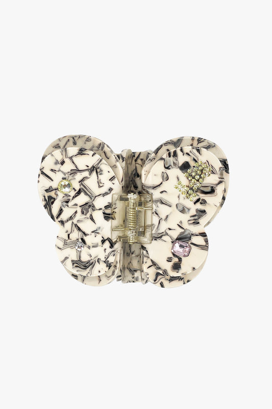 3D Butterfly Rhinestone Hair Jaw | Anna Sui