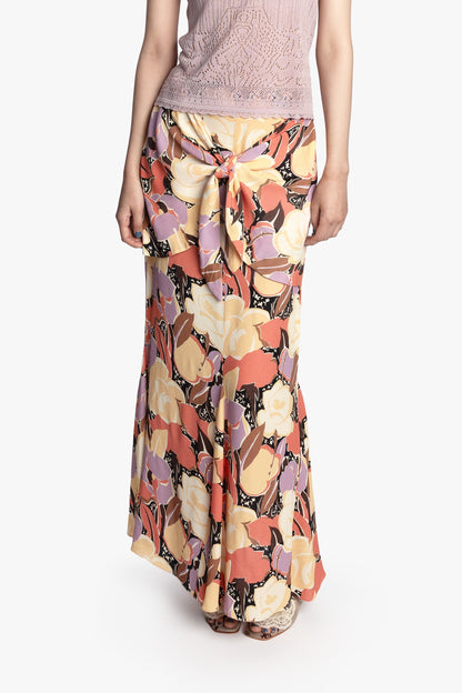 Desert Bloom Crepe Skirt | Anna Sui