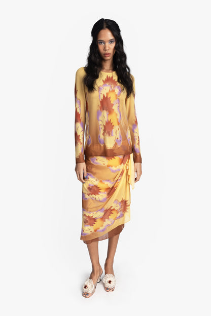 Sunburst Mesh Top | Anna Sui