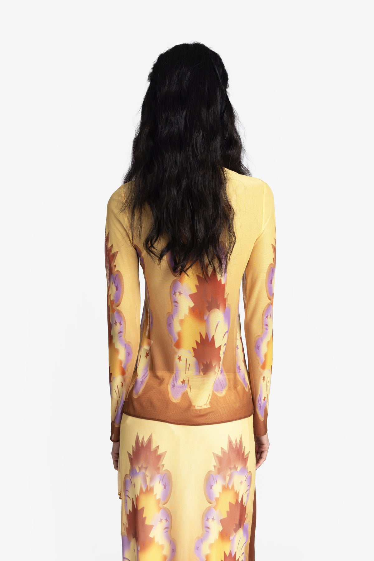 Sunburst Mesh Top | Anna Sui