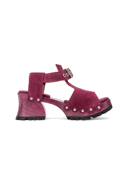 John Fluevog x Anna Sui Clog Sandals - Purple | Anna Sui
