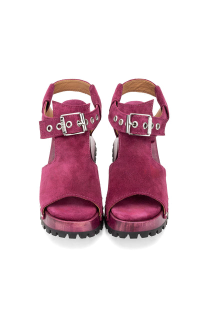 John Fluevog x Anna Sui Clog Sandals - Purple | Anna Sui