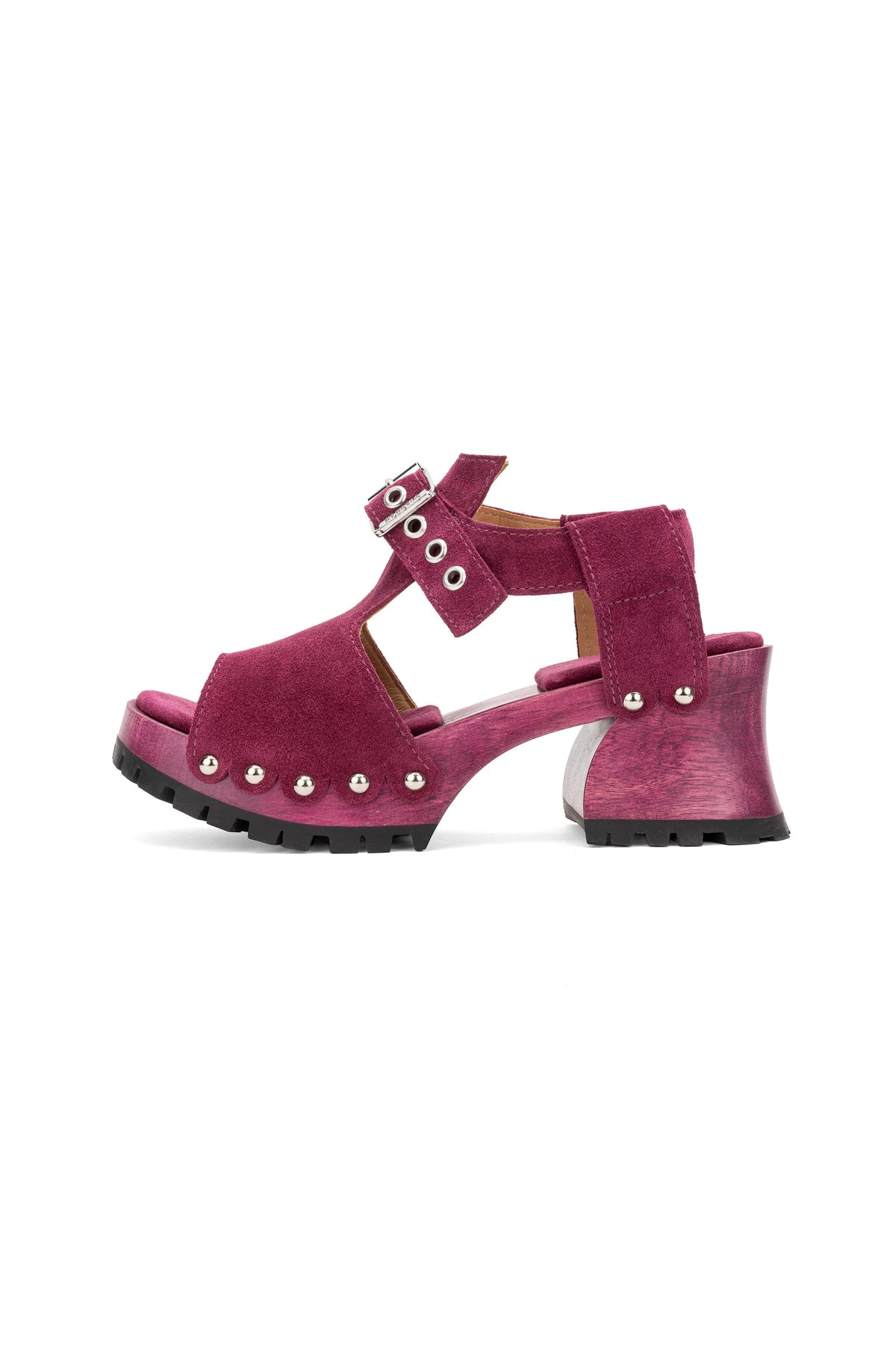 John Fluevog x Anna Sui Clog Sandals - Purple | Anna Sui