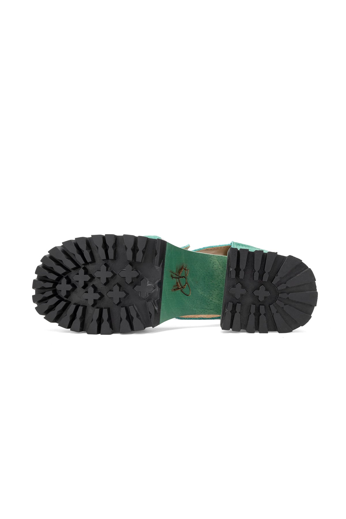 John Fluevog x Anna Sui Clog Sandals - Green | Anna Sui