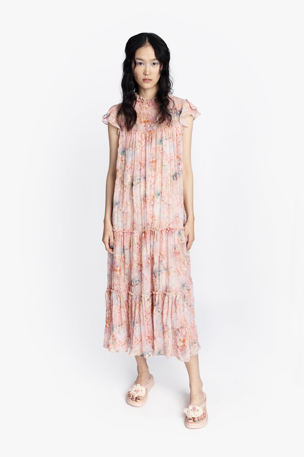 Oasis Blooms Tiered Maxi Dress | Anna Sui