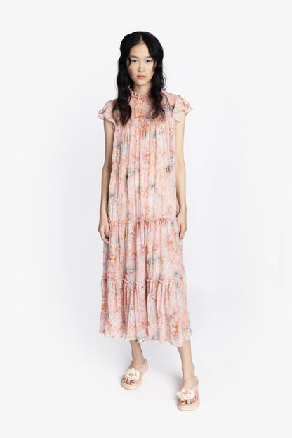 Oasis Blooms Tiered Maxi Dress | Anna Sui