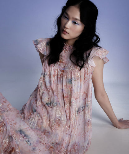 Oasis Blooms Tiered Maxi Dress | Anna Sui