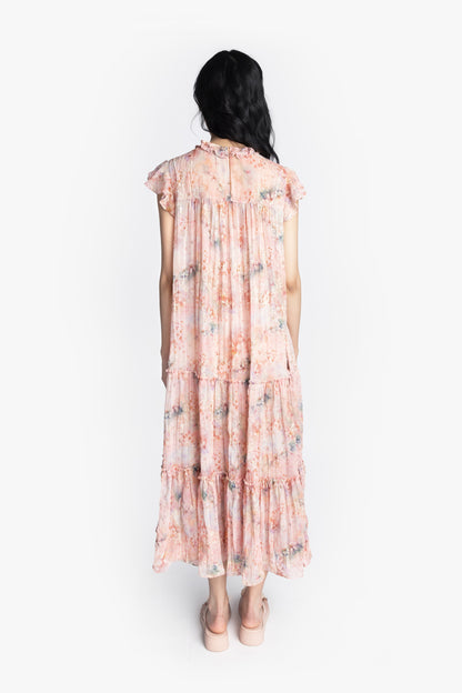 Oasis Blooms Tiered Maxi Dress | Anna Sui
