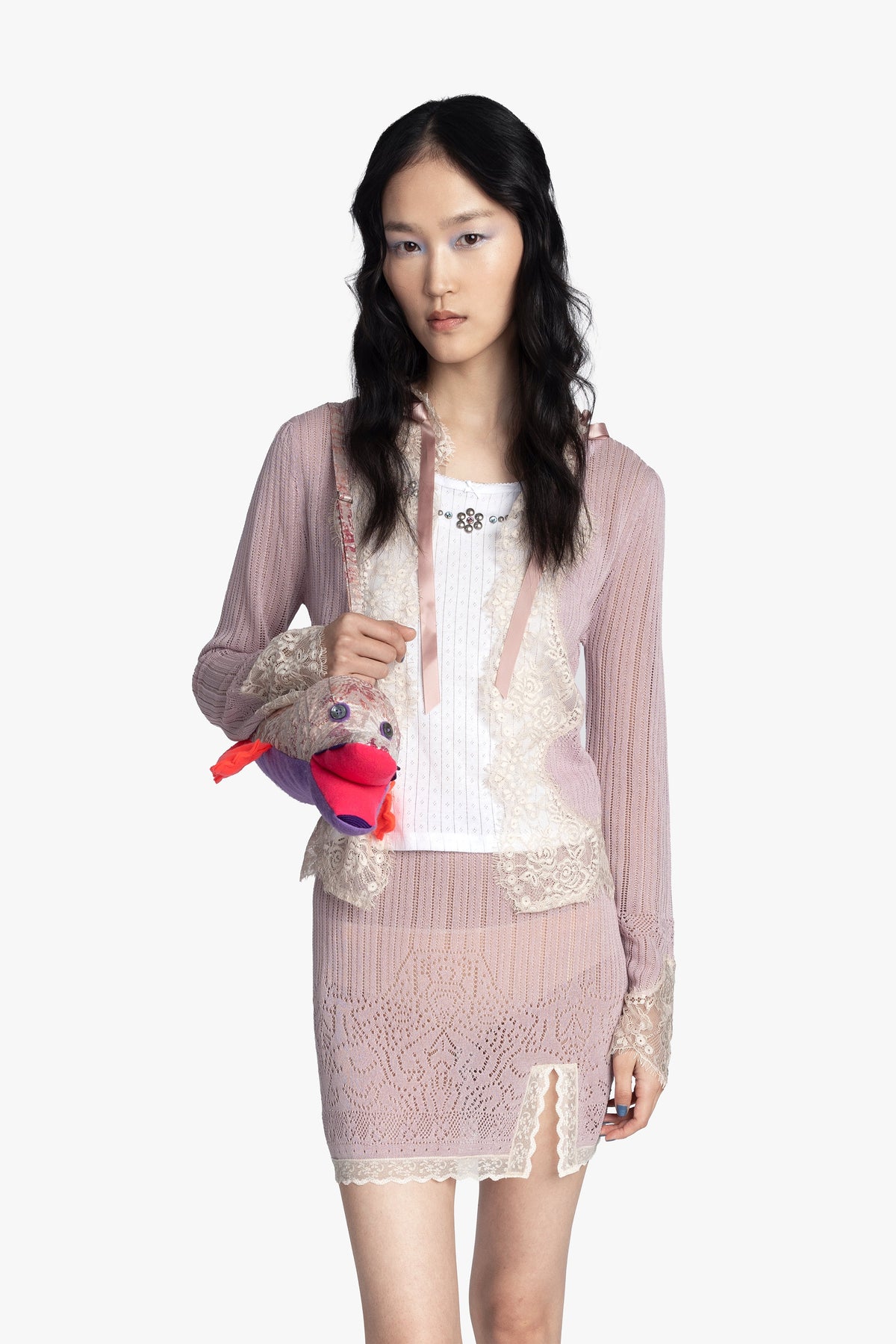 Alligator Bag - Blush Multi | Anna Sui