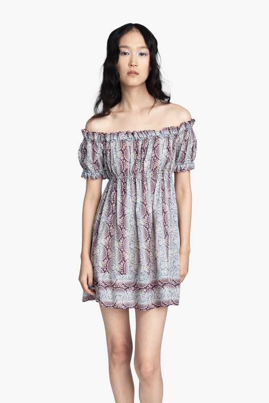 Ombre Ribbons Cotton Dress | Anna Sui