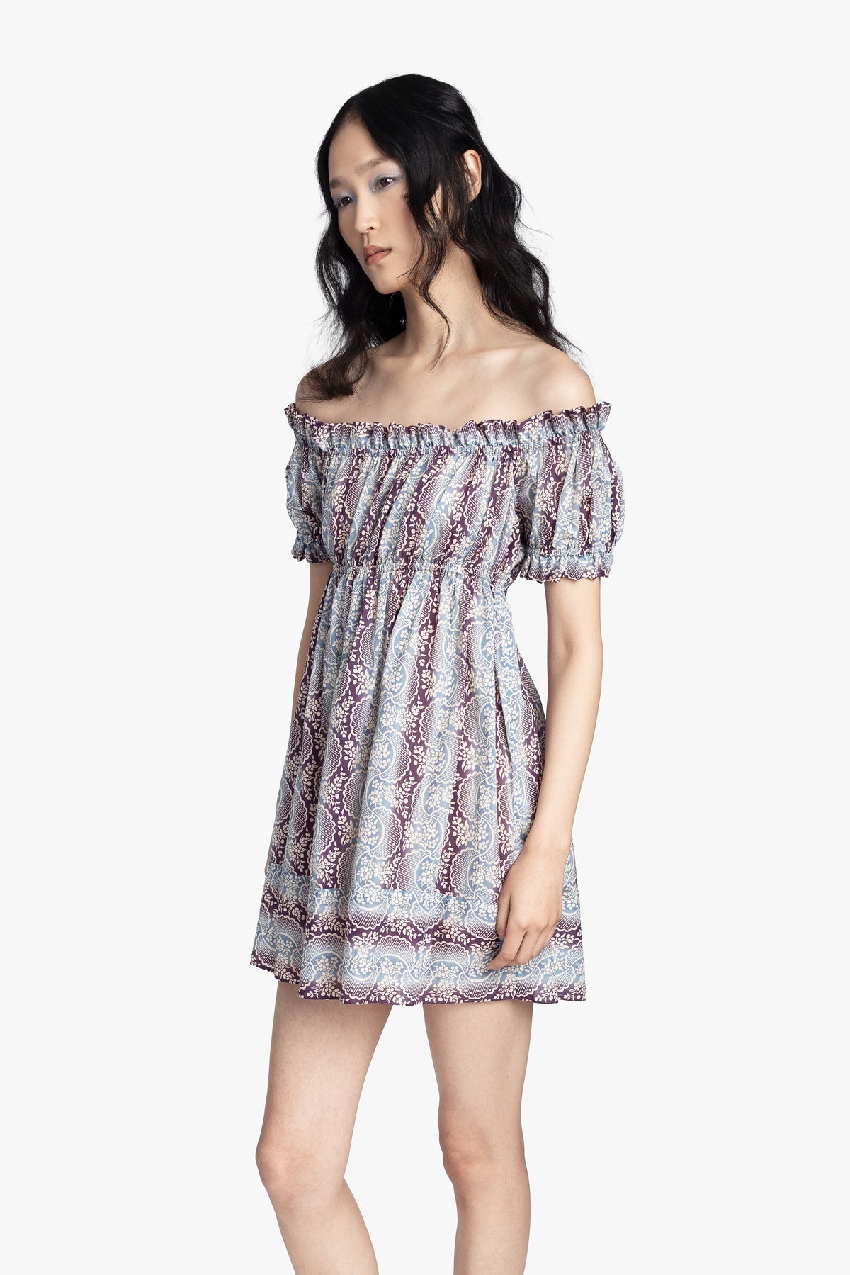 Ombre Ribbons Cotton Dress | Anna Sui
