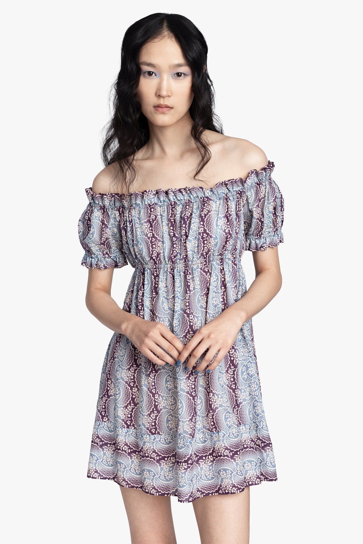 Ombre Ribbons Cotton Dress | Anna Sui
