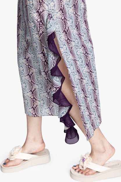 Ombre Ribbons Cotton Ruffle Dress | Anna Sui