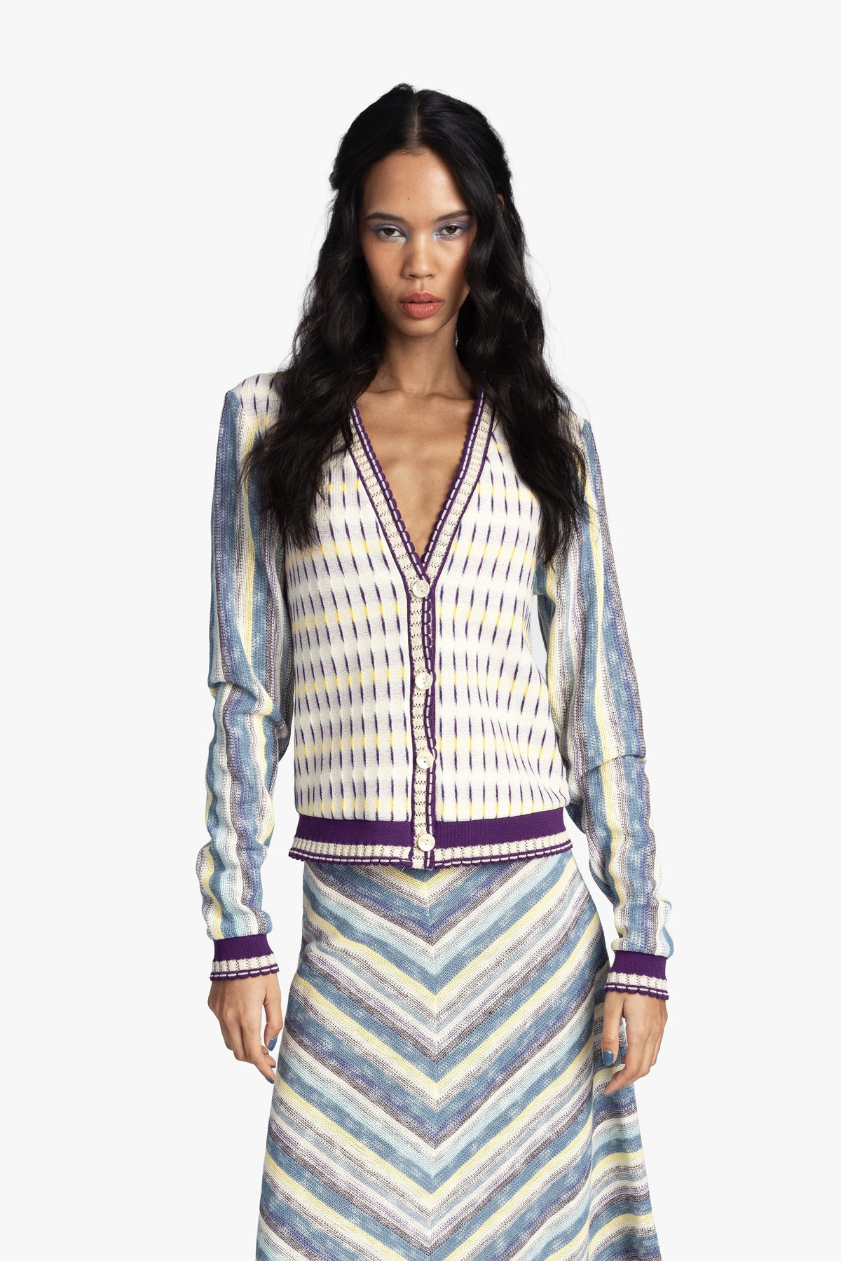 Serape Knit Cardigan | Anna Sui