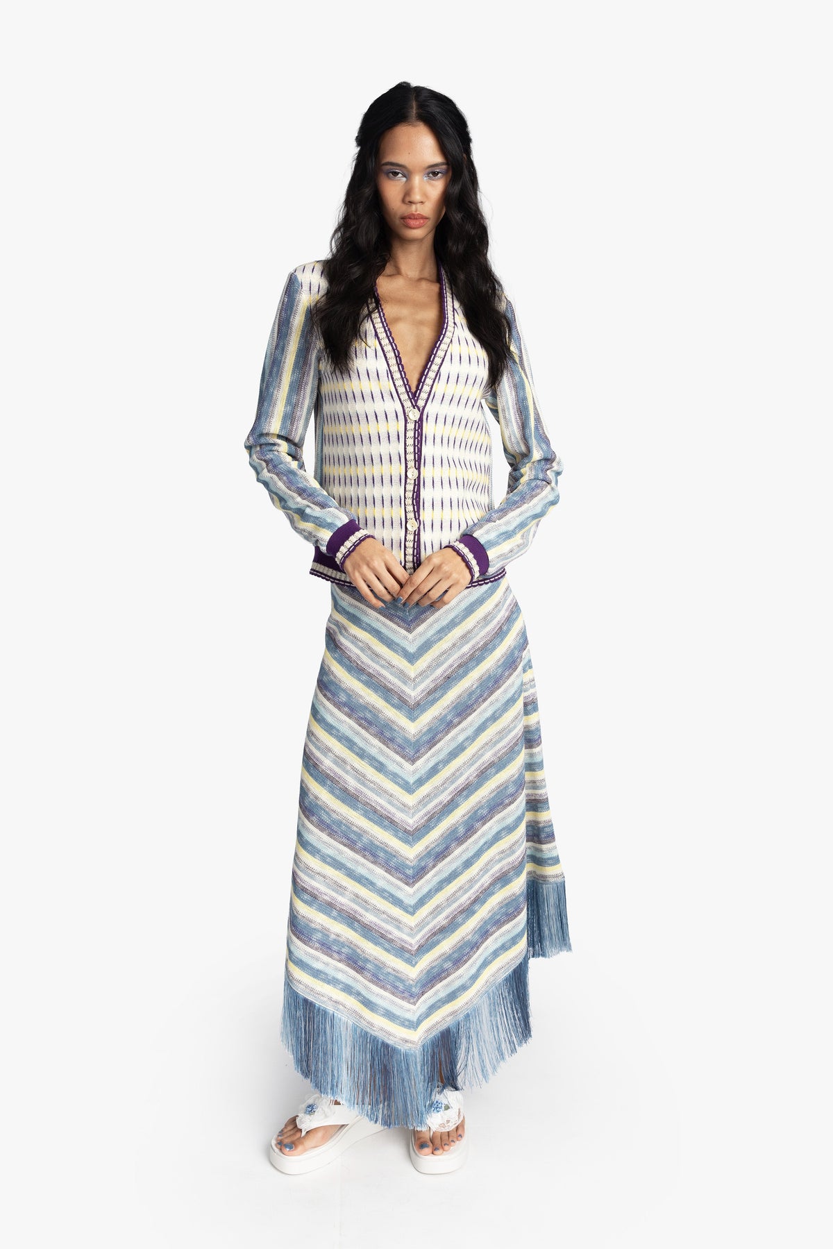 Serape Knit Cardigan | Anna Sui