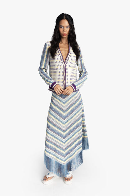 Serape Knit Cardigan | Anna Sui