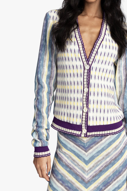 Serape Knit Cardigan | Anna Sui