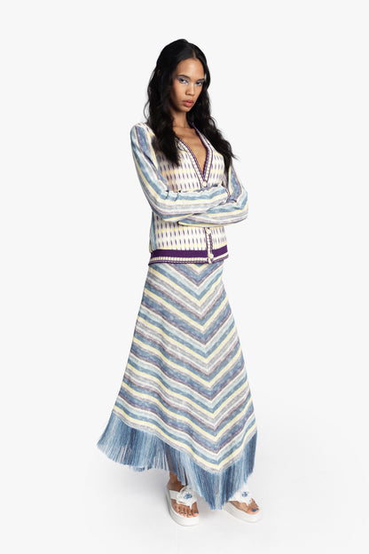 Serape Knit Cardigan | Anna Sui