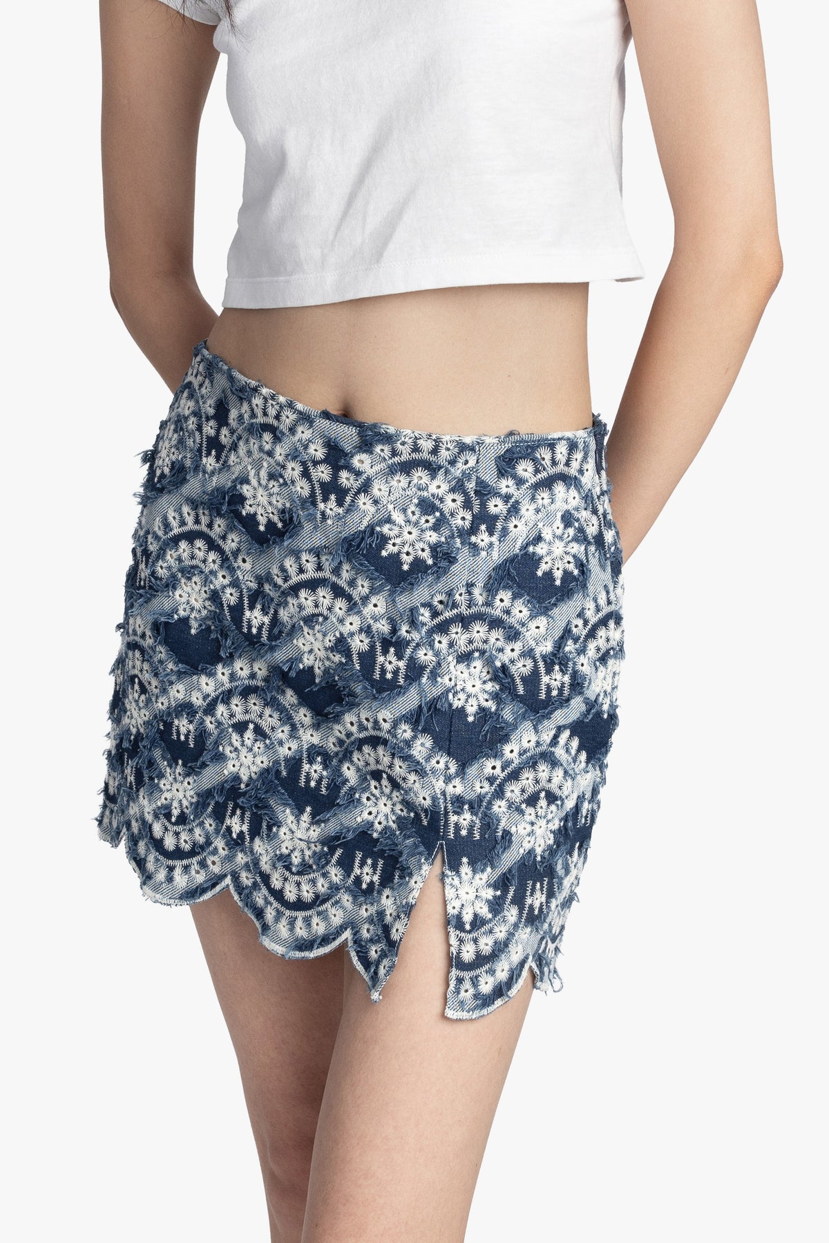 Sonora Denim Mini Skirt | Anna Sui