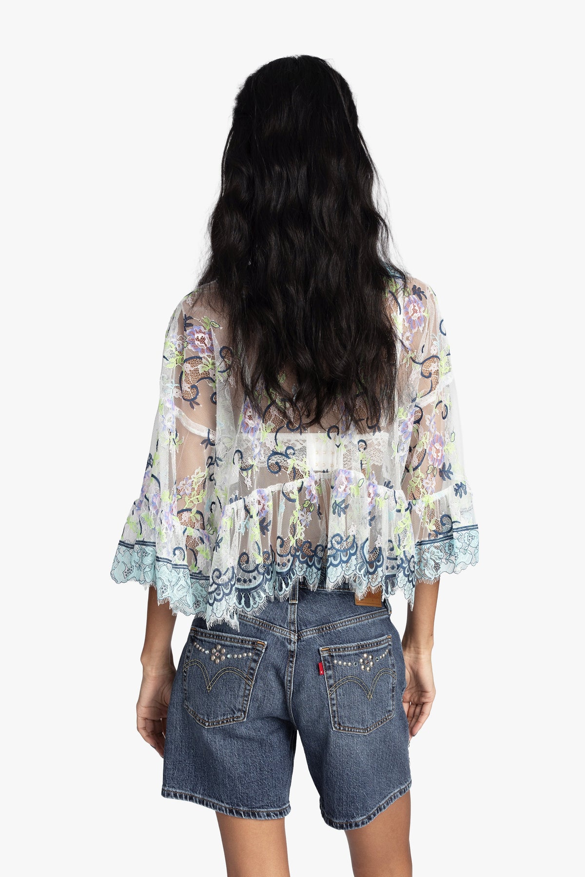 Lady Chatterley's Lace V-Neck Top | Anna Sui