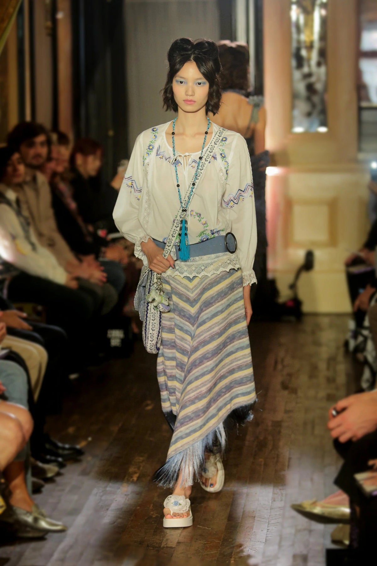 Morning Glory Embroidery Blouse | Anna Sui