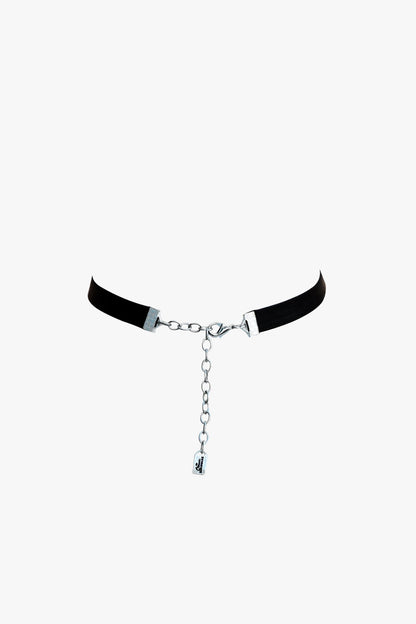 Large Retrolite Rose Velvet Choker | Anna Sui