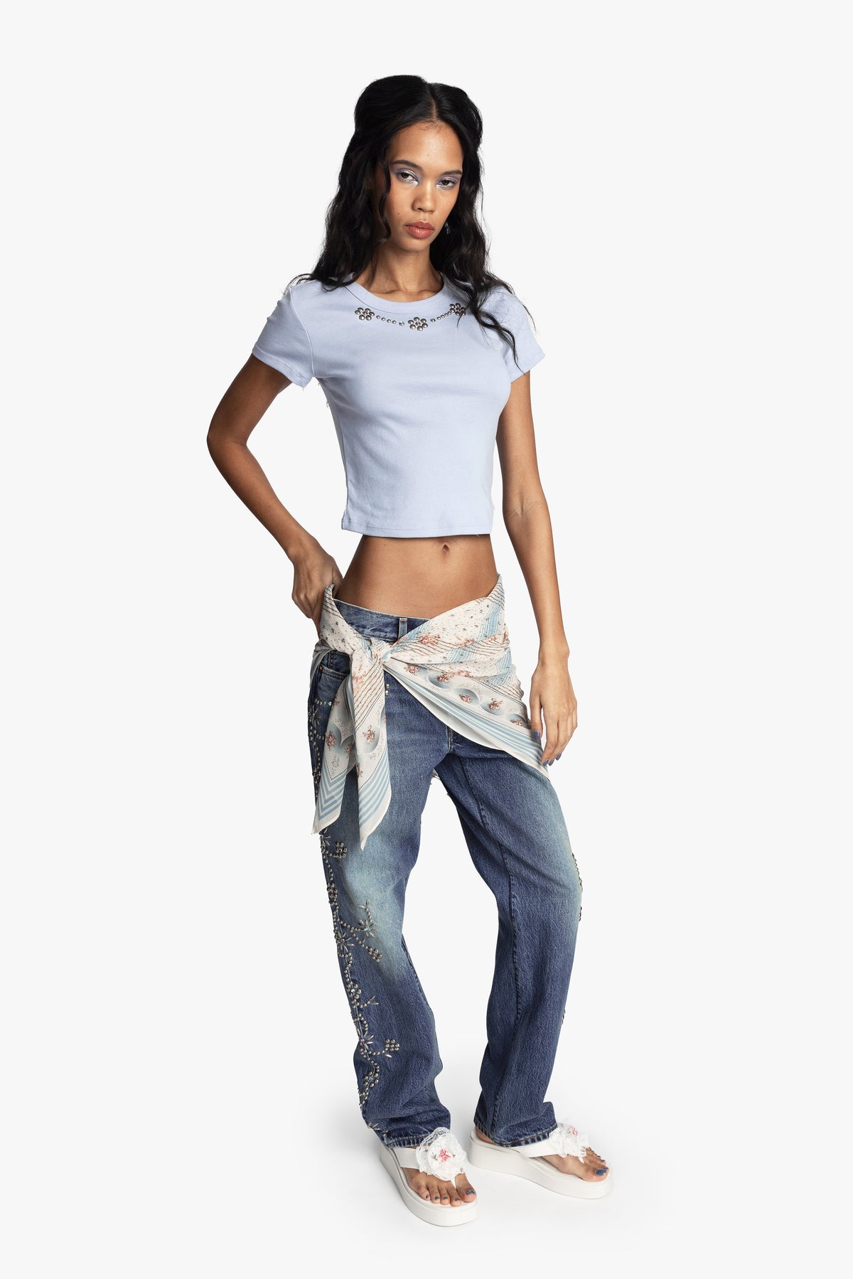 Studded Baby Tee | Anna Sui