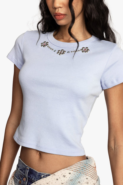 Studded Baby Tee | Anna Sui