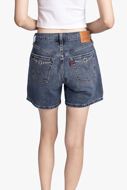 Studded Denim Shorts | Anna Sui