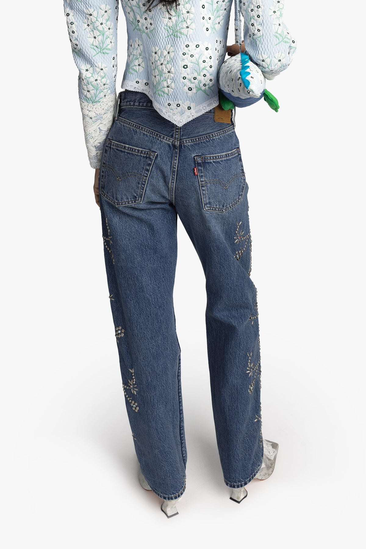 Studded Denim Jeans | Anna Sui